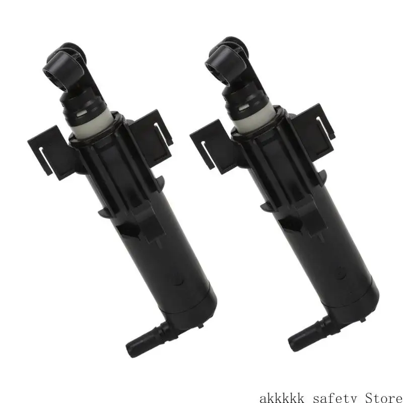 

Pressure Resistant Headlight Cleaning Nozzle Headlight Washer Nozzle Strong ABS Construction Direct Fit for Vehicles