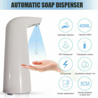 400ML Automatic Liquid Soap Dispenser Bathroom Accessories Soap And Gel Dispenser Intelligent Kitchen Induction Hand Sanitizer