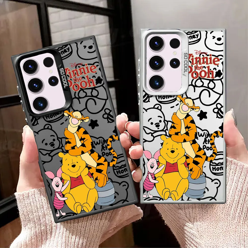 phone case for Galaxy Samsung S23 FE S20 Plus cases S22 20 Ultra A50s S24plus cover Antiscratch Cas Disney Winnie The Pooh Honey