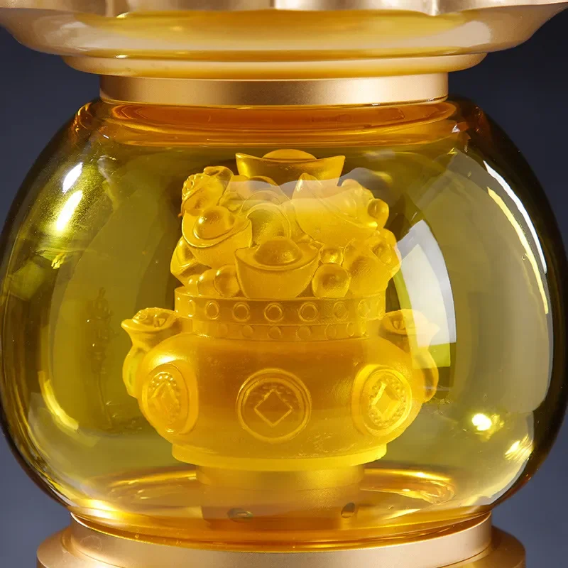 LED Lotus Lamp Wireless Rechargeable Buddhist Altar Light Home Decor Buddha Table Lamp for Prayer Room Guanyin Offering Night