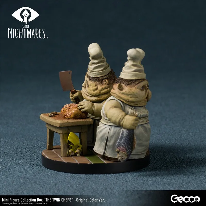 الجديد في المخزون Sellwell Little Nightmares الجزار وزوجة الجزار دمية يدوية الصنع نموذج الجدة الرعب الحلي لعبة Gif