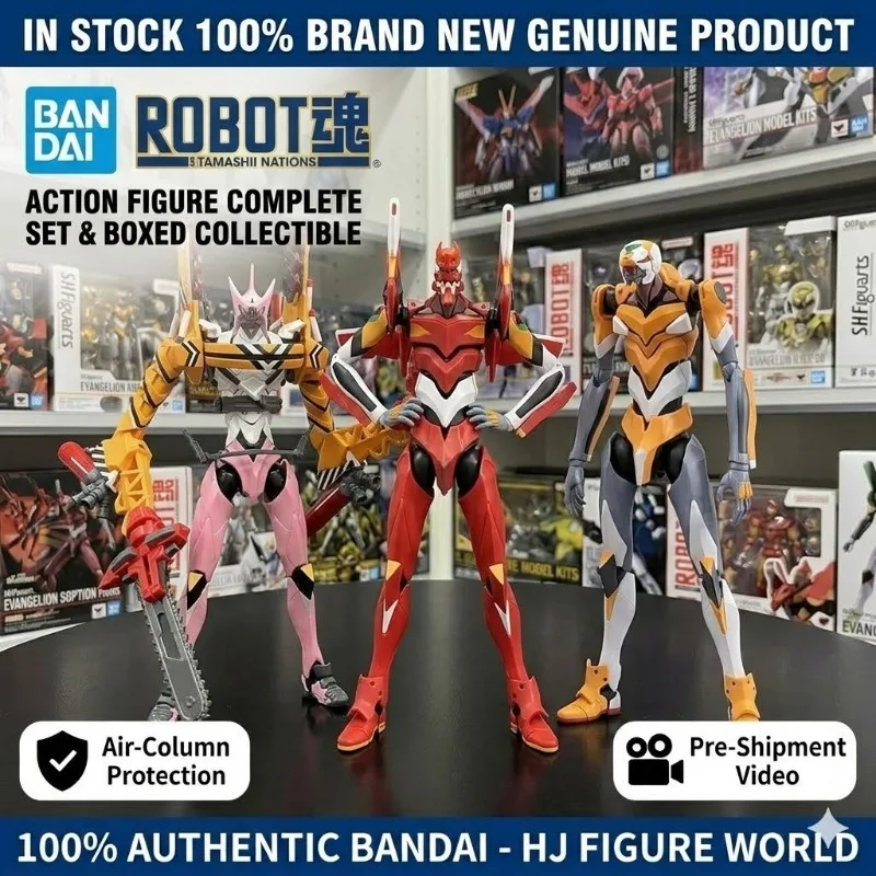 

Bandai Original Robot Spirits Evangelion TYPE-08/00/13 EVA Anime Action Figure Finished Model Kit Toy Gifts for Boys