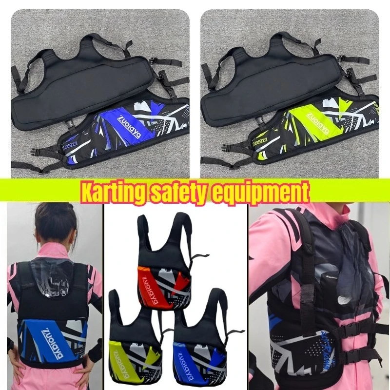 Kart Club Chest Protection Gear Ribbed Armor for Adults Kids Waist Cover Motorcycle Safety motociclista accesorios
