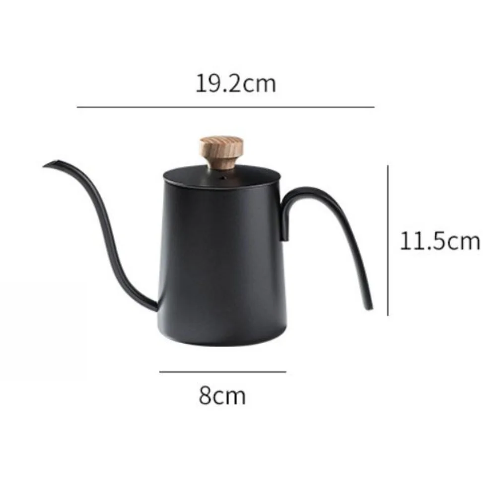 350ML Pour Over Coffee Pot Long‑Narrow Spout Drip Brewing Pot 3 Colors Selection For Household Manual Coffee Making Gadget Tool
