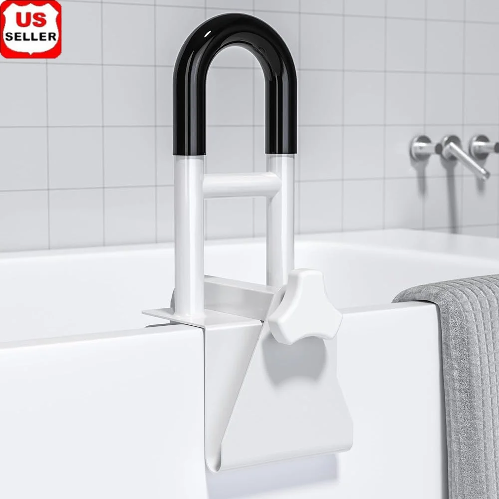 

FSA HSA одобренная безопасная направляющая для ванны, поручень для пожилых людей, пожилых людей, инвалидов, нескользящая ручка, установка без инструментов, емкость 300 фунтов