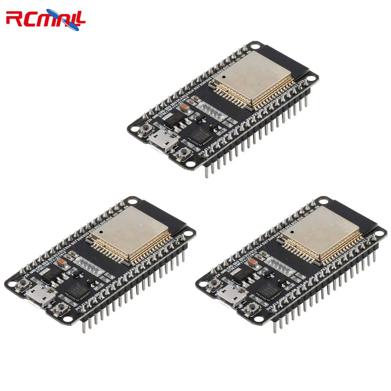 3PCS ESP-W/ROOM-32 Module ESP32S Development Board WiFi+BT DECKIT V1 IOT Expressif NodeMCU-32S