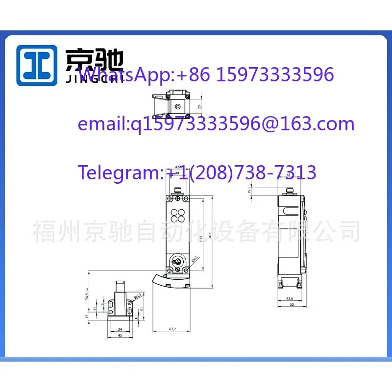 CET3-AP-CRA-CH-50X-SA-121579 Safety Switch Industrial Mechanical Limit Induction Control Sensor Automation Accessories - view 2