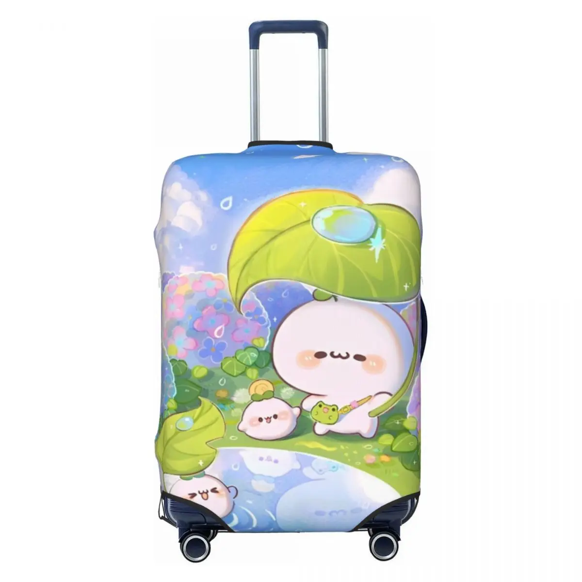 

Budding Pop Cartoon Kawaii Suitcase Cover Holiday Elastic Luggage Case Business Protection