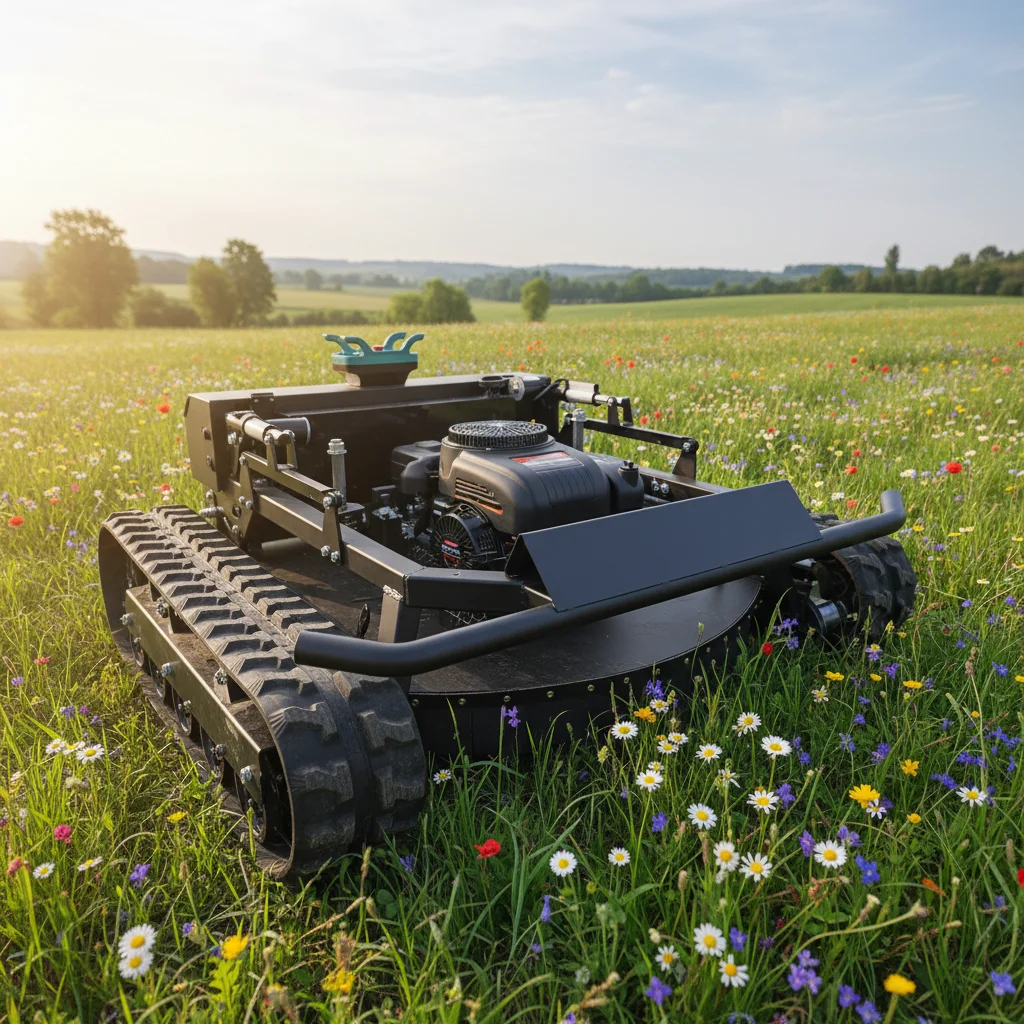 

Customize RC Crawler Mower 110cm Professional Agricultural Lawn Mowing Equipment