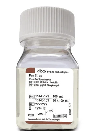 

15140-122 Gibco double antibody, penicillin streptomycin solution 100ml 15140122