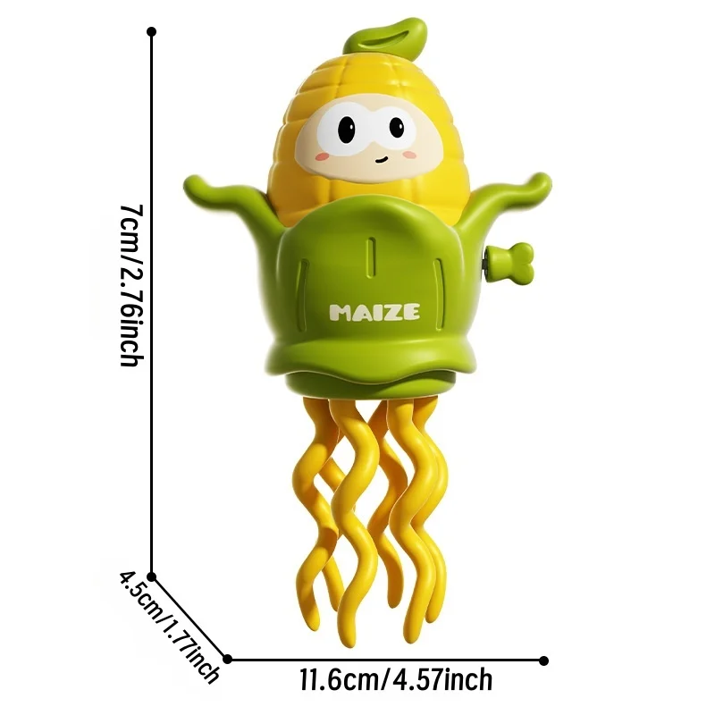 Mini juguete de cuerda de baile divertido, cadena de simulación para bebé, colgante de maíz para gatear, juguete para aliviar el estrés, regalo de Navidad