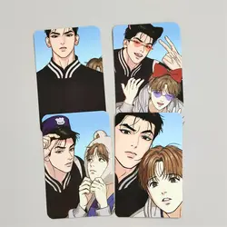 2024 Lezhin Comic Hote Korean BL Manhwa 징크스/JINX:Dan Kim/ Joo Jaekyung Couple Photo Card Fansmade