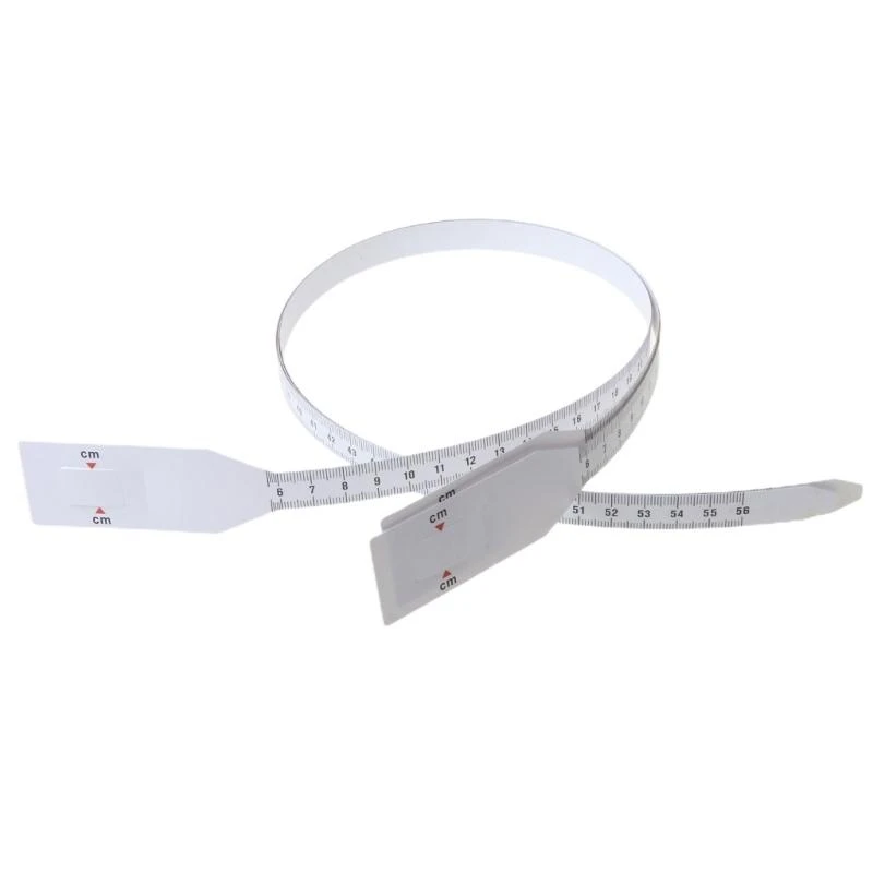 

652F White Infant for Head Circumference Tape 56cm Measure Ruler for Pediatrics Baby Plastic Reusable Non Stretchable Pack of