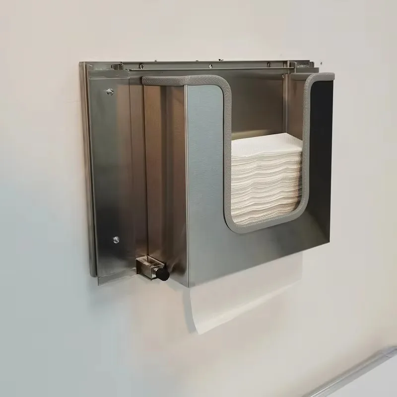 Sanitary accessories, mirror satin stainless steel tissue holder, mirror rear bracket, suitable for commercial bathrooms