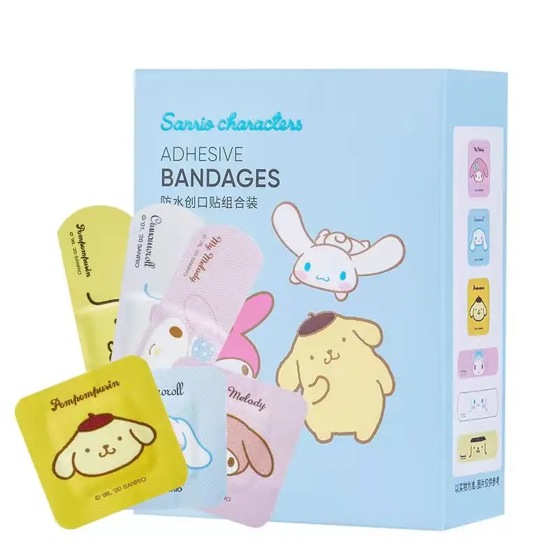 Sanrio Dream Classic Band-Aid Waterproof Hello Kitty Jade Dog Band-Aid Comfortable 40 Pieces Bandaids Cute Anime Kawaii