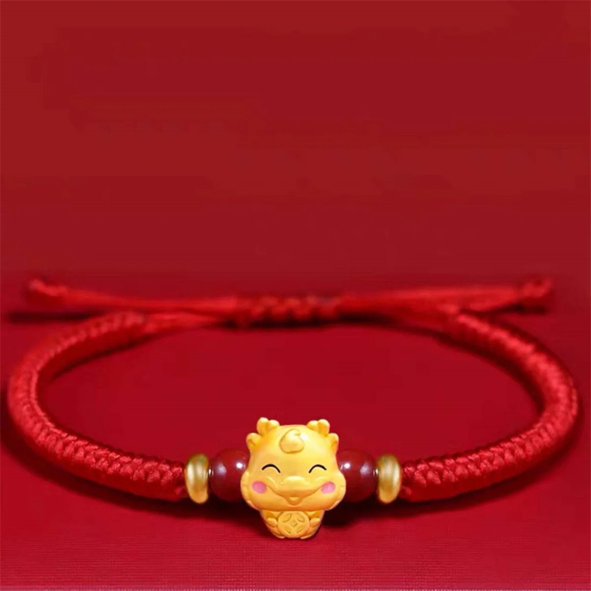 2025 Snake Year Lucky Red Rope Bracelet Chinese Style 12 Zodiac Animal Amulet Bracelets Men Women Handmade Jewelry Birthday Gift