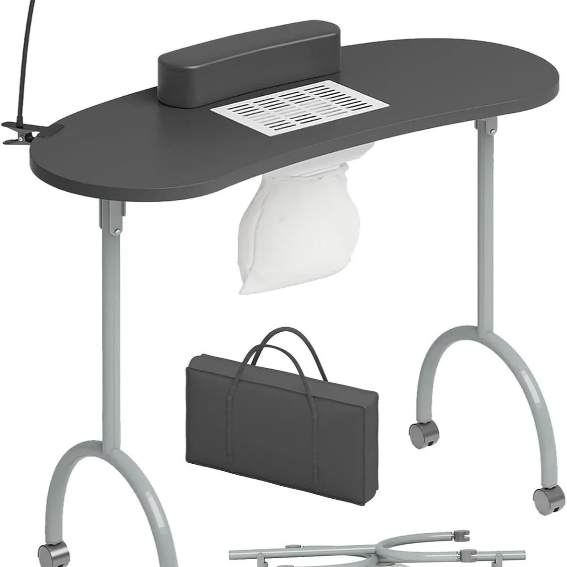 Maniküretisch Tragbarer Internet-Promi-Maniküretisch Klapptisch Großhandel mit Ventilator Multifunktional