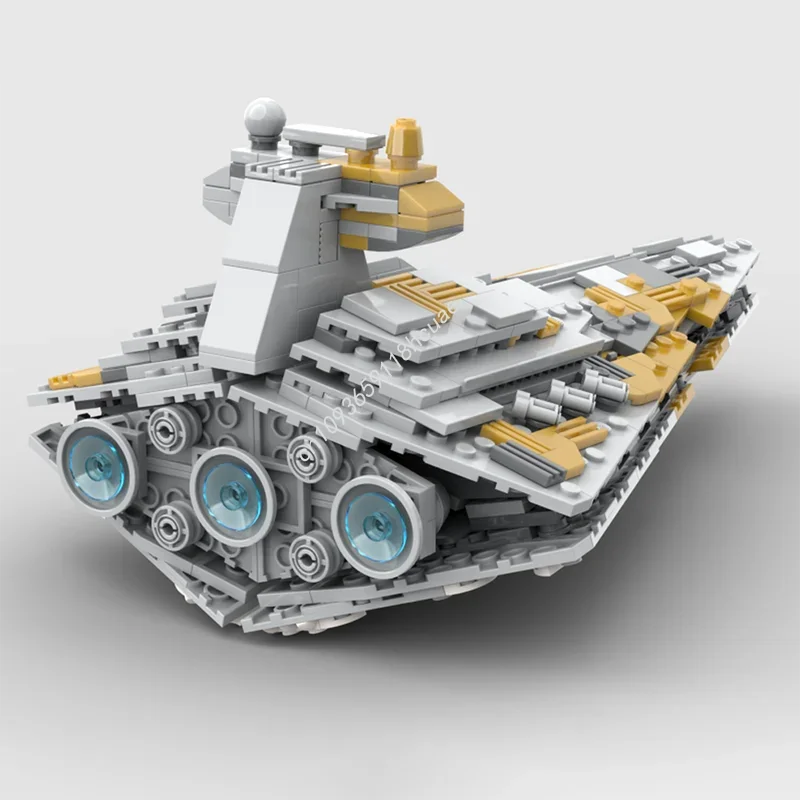 

536 шт. Thrawn's Chimaera Midi Scale Star Battle Model Moc Building Block Diy Творческая сборка Развивающие кирпичи Игрушки Подарок ребенку