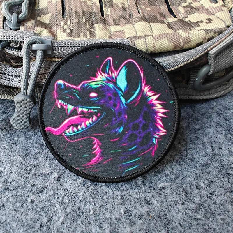 2026 Neuer Wild Dog Patch, Militärisches Moralabzeichen, für Kleidung, Hüte, Rucksäcke, Taktische Ausrüstung, Klettverschluss
