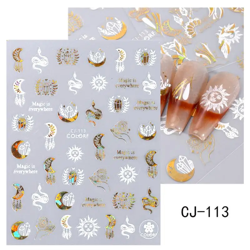 2/3/4 Stuks Nail Art Stickers Gemakkelijk Te Gebruiken Nagelstickers Gezondheid & Schoonheid Zon Stickers Verschillende Vormen 2G Sticker