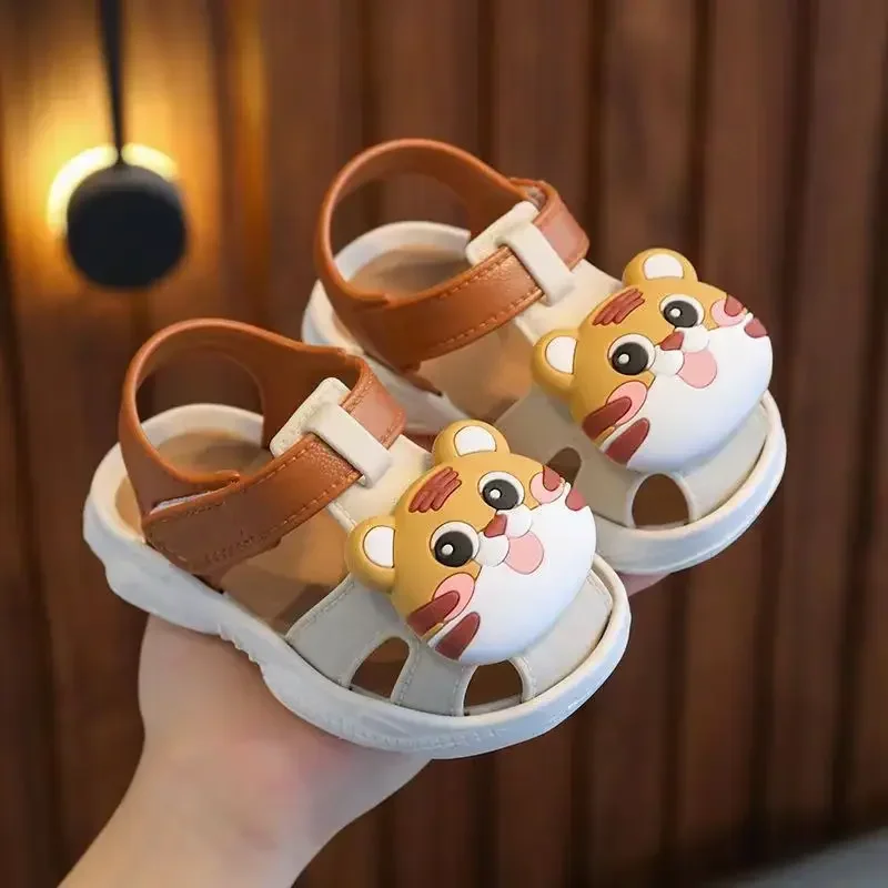 2024 Summer New Baby Walking Shoes Cute Cartoon Baby Walking Sandals antiscivolo e durevole per bambini Cool all\'ingrosso