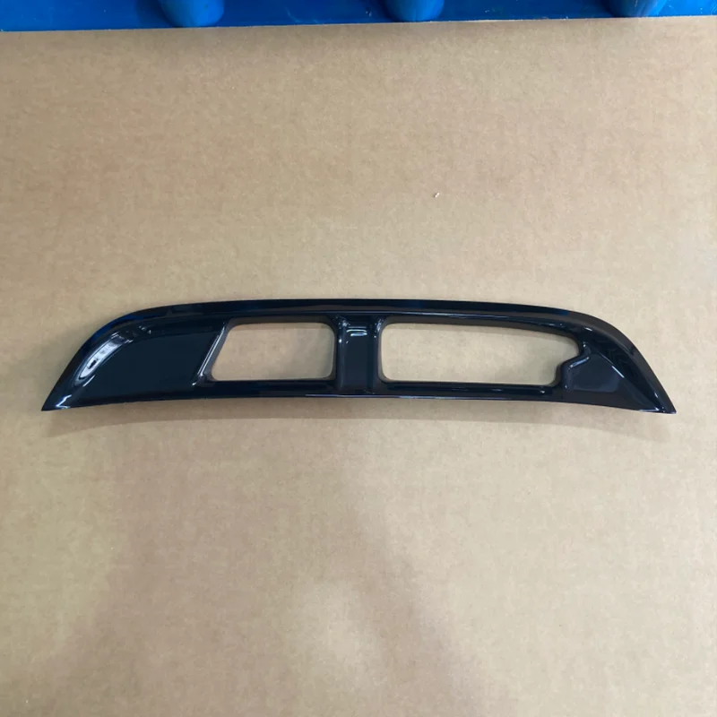 For Honda Civic Type-R FL5 Glossy Black Hood Scoop Tuning Fiberglas Bonnet Air Intake Vent Duct Kit Front Engine Cover Part Trim