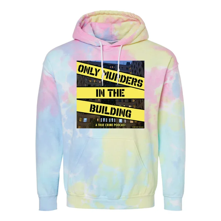 Only Murders in the Building Podcast Logo Tie Dye Hoodie sweatshirt TV Seris cosplay hoodies sweatshirt hip hop Pullovers