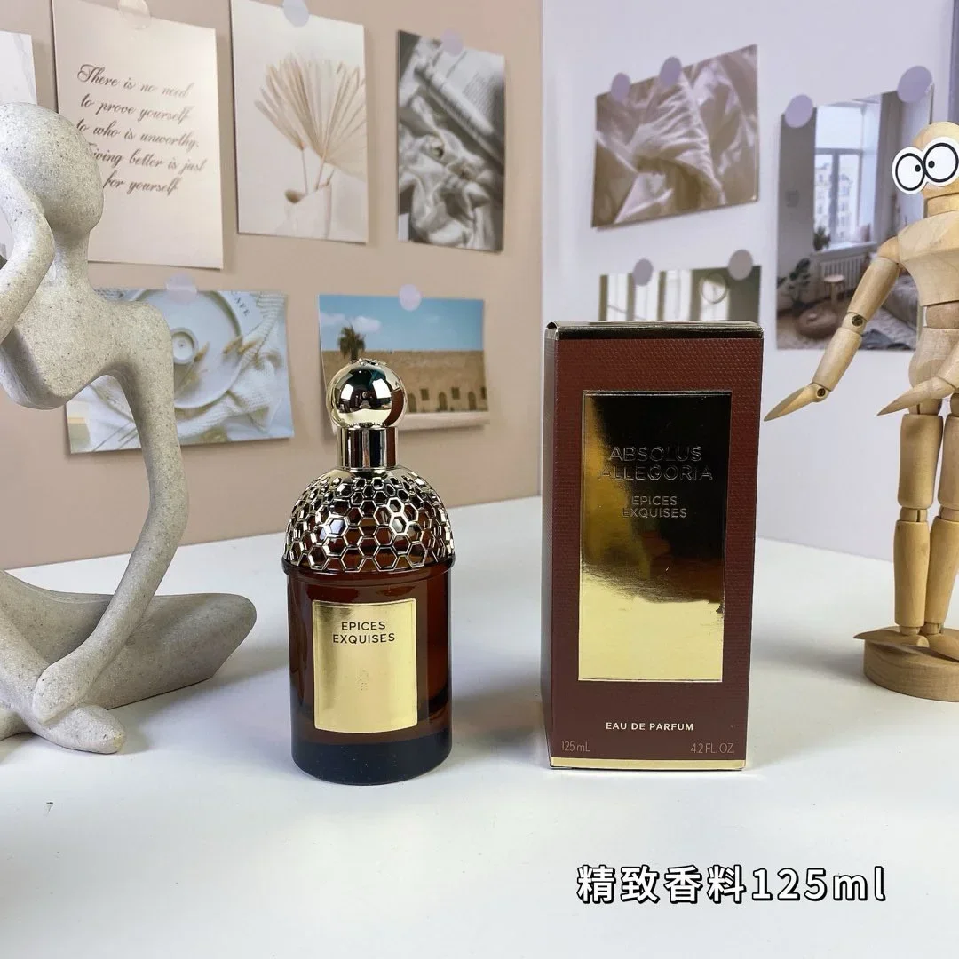 125ml フェロモン香水（男女兼用）、ゲラン ユニセックス コロン、ローズ、サンダルウッド、レザーの香り、長持ちするフローラルの香り