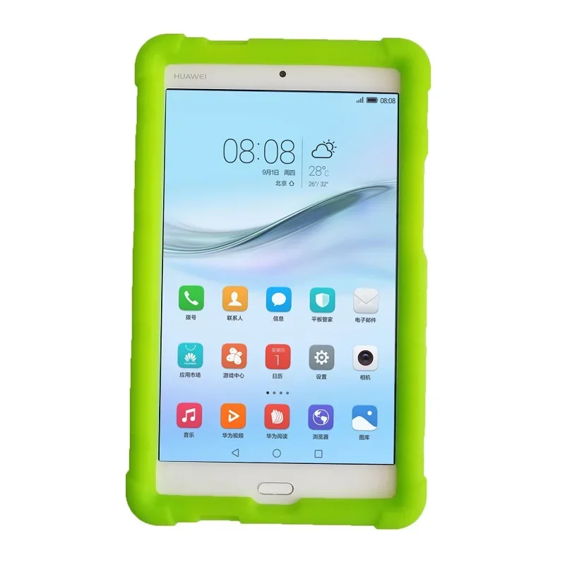 MingShore Cover For Huawei Mediapad M3 Lite 8.0 inch Rugged Silicone Shockproof CPN-W09/L09 Tablet Case