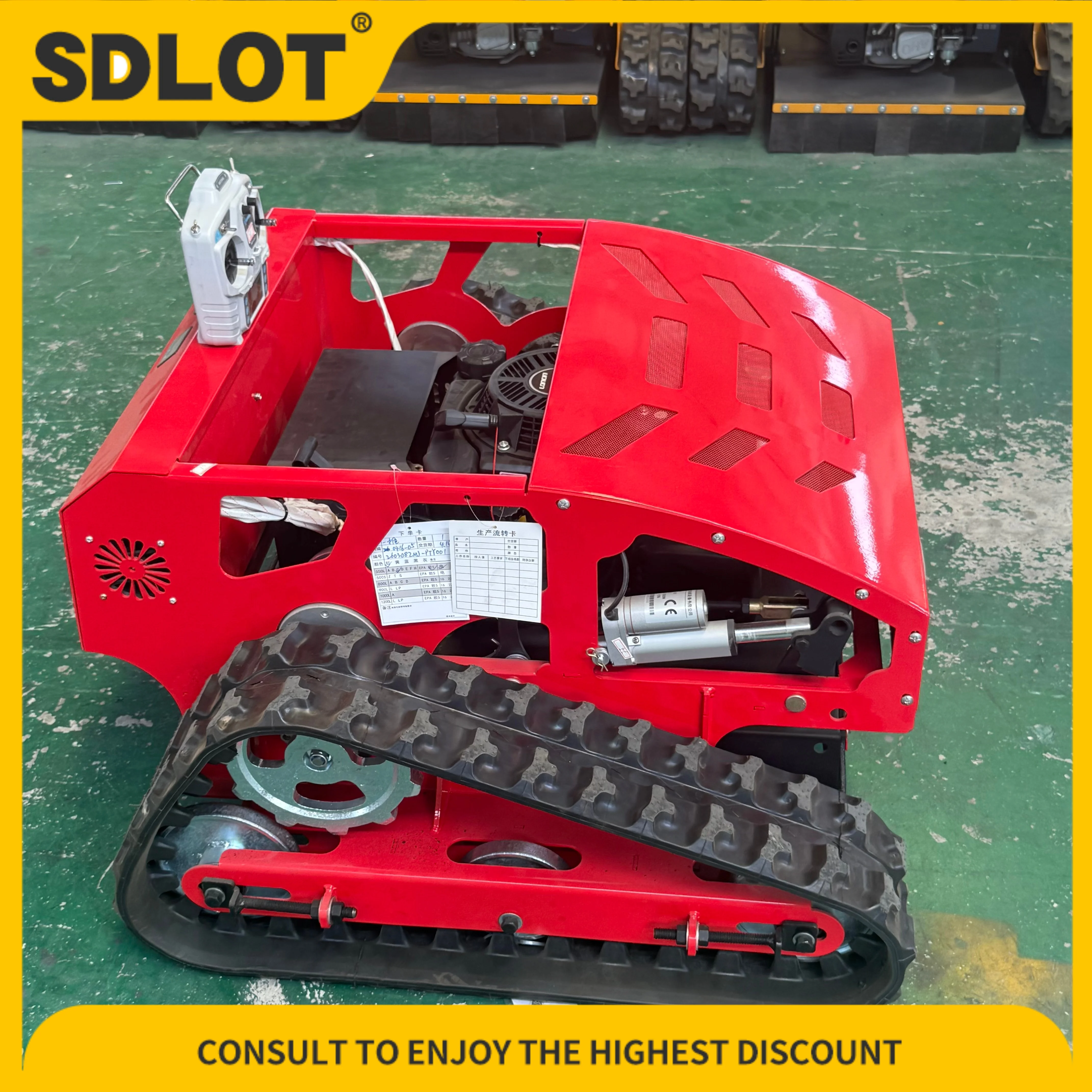 

Thick grass easy mowing Remote Control Lawn Mower Customizable Product fast cutting slopes rough terrain efficient