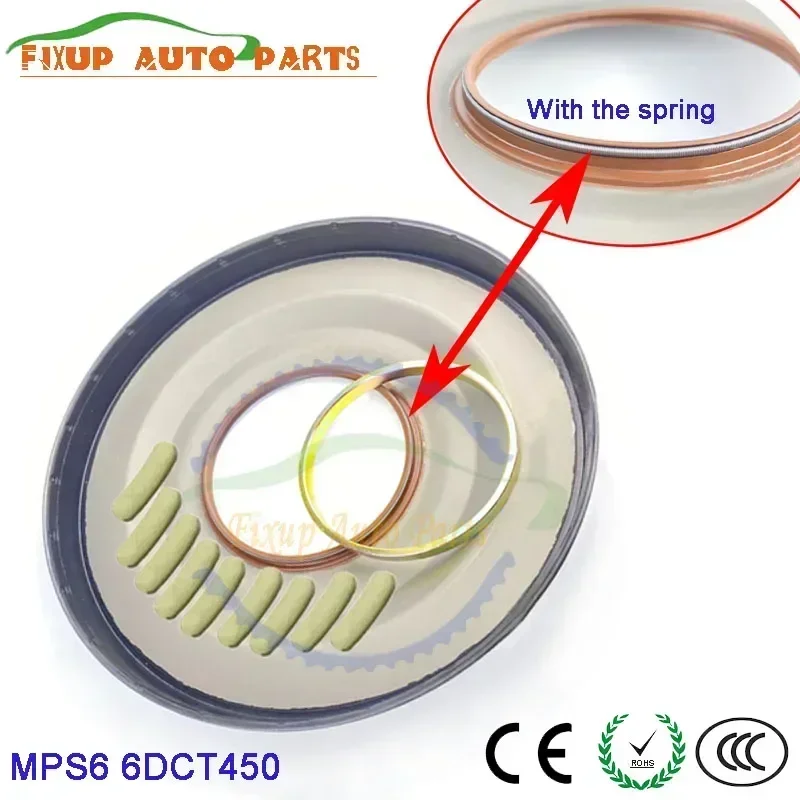 

Gearbox Front Sealing Cover Auto Transmission 6DCT450 MPS6 Powershift Pistion Clutch Cover Oil Seal For Ford Volvo LAND ROVER