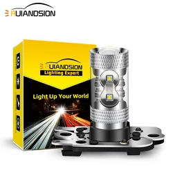 Ruiandsion 2Pcs CANBUS Car Reverse Light PH16W Turn Signal LED Bulb Rear Fog Lamp White 6000K for Audi A8 BMW E92/E93 2011–2013