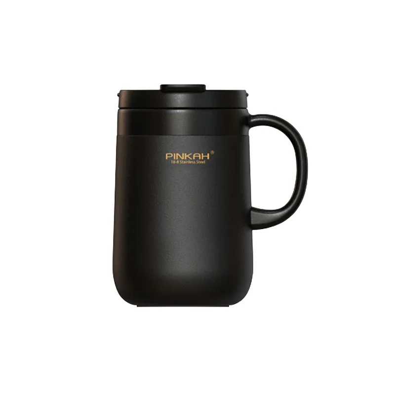 Pinkah Coffee Thermo Mug 350ml 460ml Office Vacuum Flasks Home Thermos Cup with Handle Insulated Gift Mug Keeps Drinks Hot