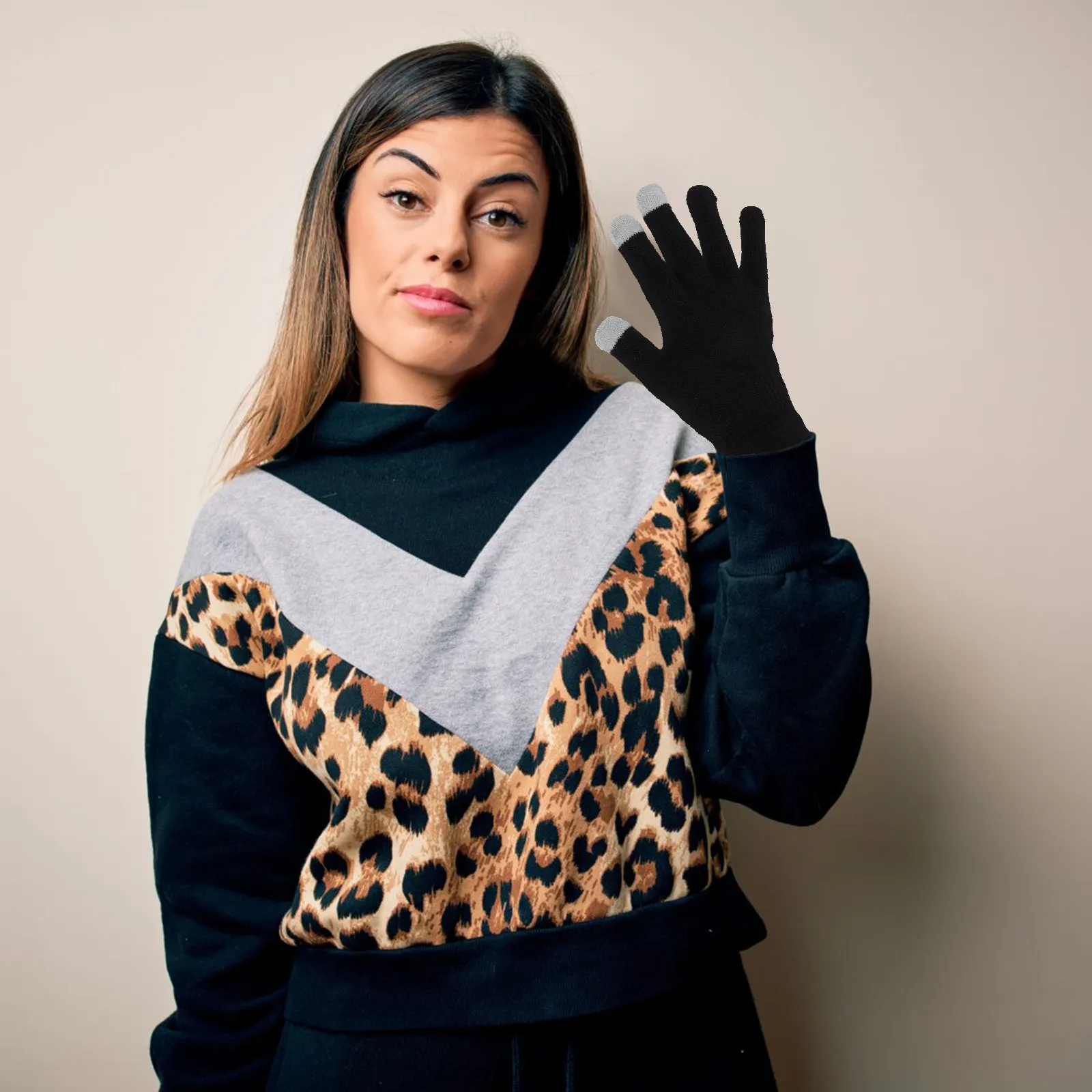 

USB Heated Gloves Winter Electric Touch Screen Mitten Cotton Warm Hands Warmer for Home Office Outdoor Heated Gloves