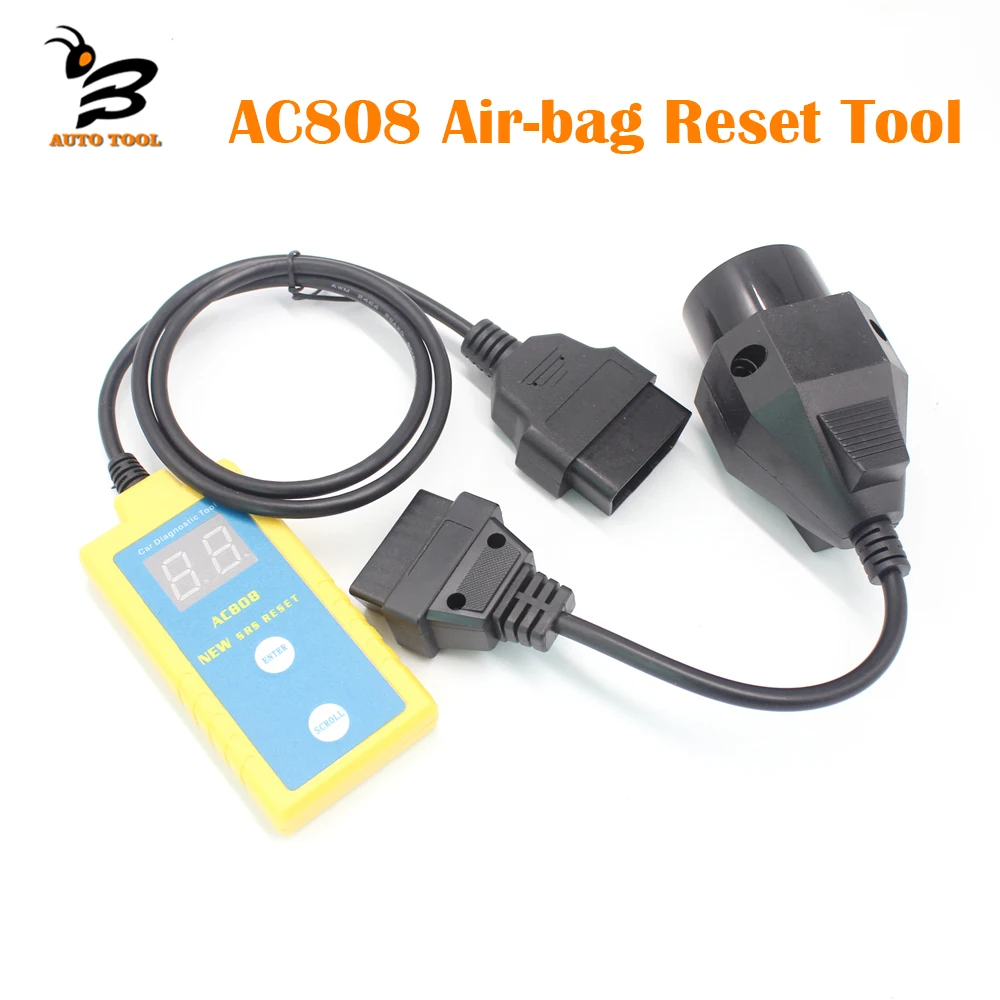 

AC808 SRS Air-bag Reset Tool Diagnostic Scanner for BMW 1994 - 2003 Read Clear Fault Code Easy Use E36 E46 E34 E38 E39 Z3 Z4 X5