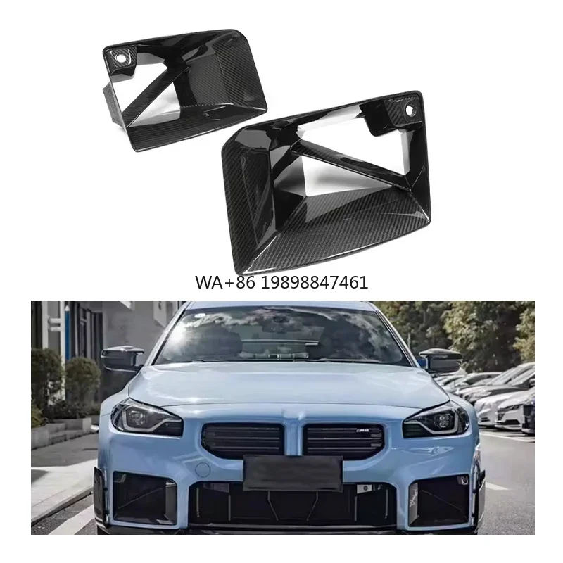 

Oem Dry Carbon Fiber Front Bumper Air Vent for BMW G87 M2 2023-2024 Front Air Duct