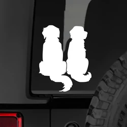 Golden Retriever Dog Car Stickers Bumper Rear Window Decor Vinyl Decals Accessories Tuning