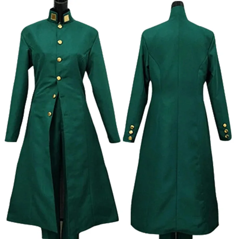 

Jojo's Wonderful Adventure Cosplay Anime Noriaki Kakyoin Anime Cosplay Outfits Suit Halloween Full Combat Set Costume Role Play