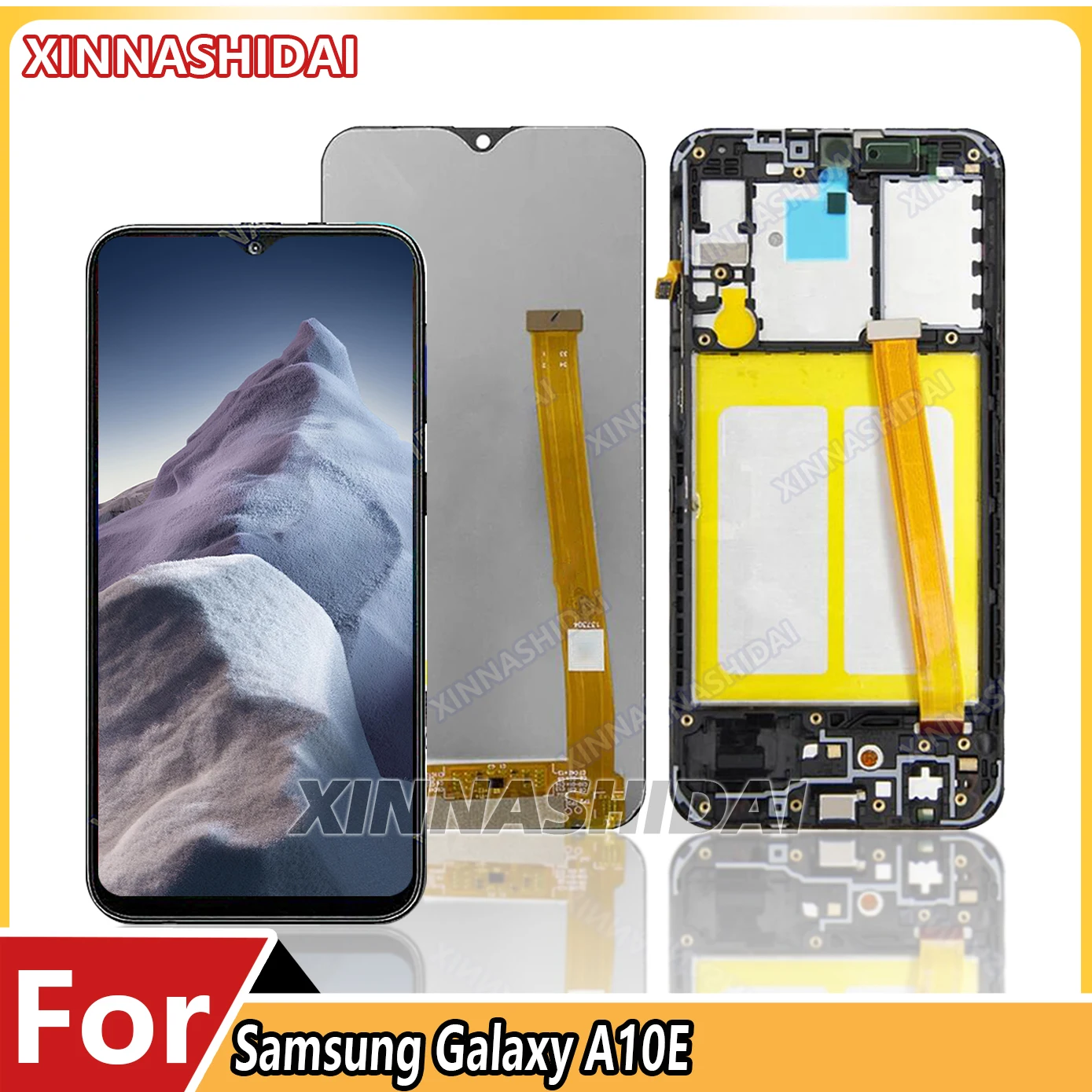 6,5-Zoll-LCD für Samsung Galaxy A10E A102 SM-A102U A102F/DS LCD-Display-Ersatz-Digitizer-Baugruppe mit Rahmen