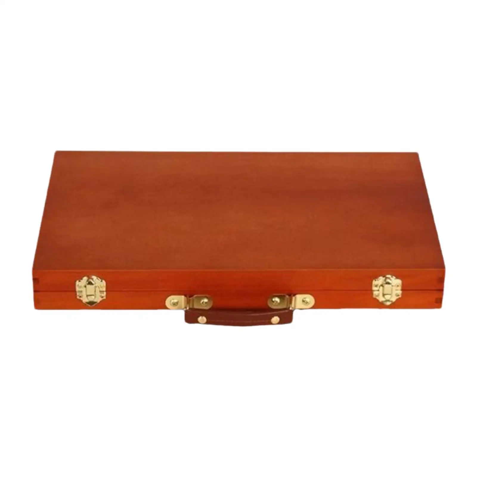 Portable Wooden Artist Supply Box Container for Paint Brushes Pastel Markers
