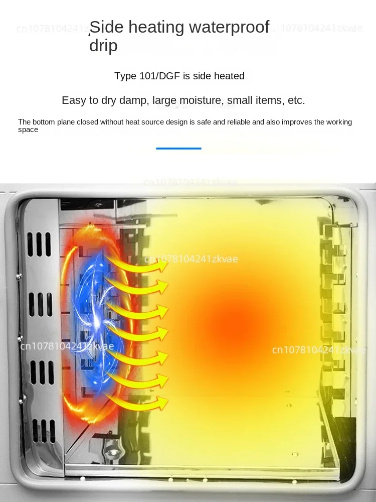 Ogrzewanie elektryczne, stała temperatura, piec do suszenia, piekarnik z reflektorami przemysłowymi, pojemnik do suszenia ziarna, laboratoryjny