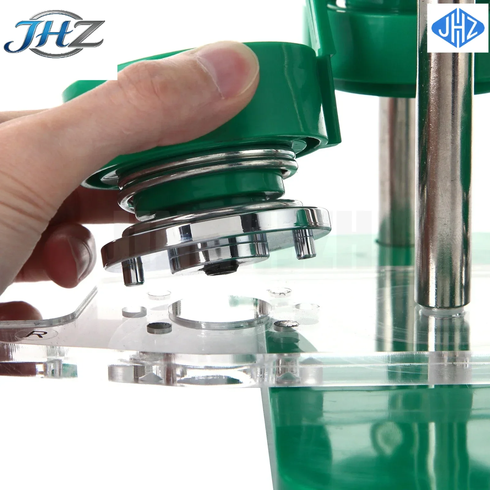 JHZ for Installation-Free Button Maker Machine Round Pin Maker Kit DIY Mold 25-58mm 100Pcs Free Button Parts for Festival Gi