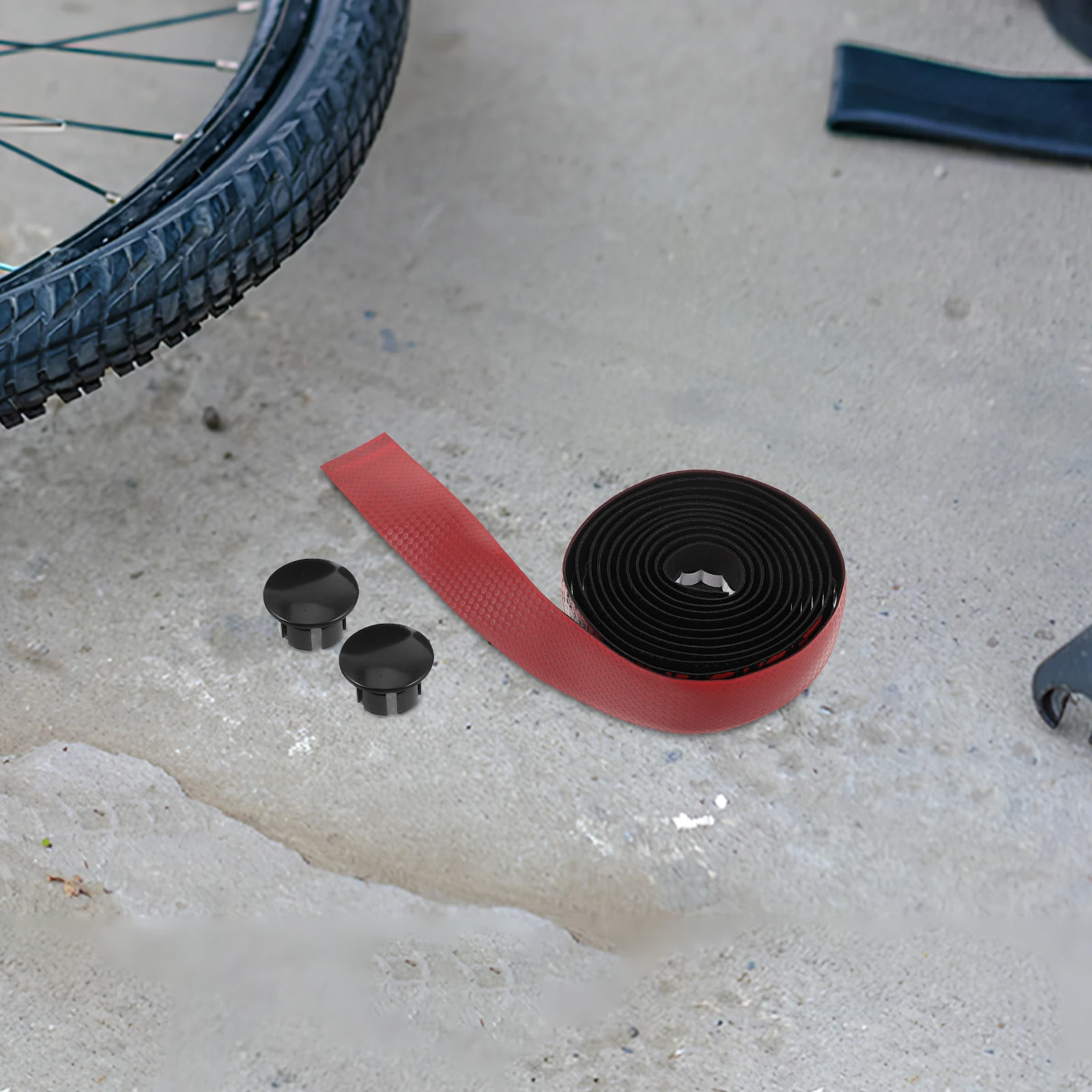 

1Pair Bicycle Handlebar Tape Carbon Texture Stylish Grip Enhancer Lightweight Durable Cycling Accessories Handlebar Tape