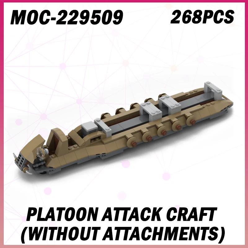 

Platoon Attack Craft 268PCS Building Block Model Brick Set Creative Gifts Miniature DIY Space War Exquisite MOC-229509