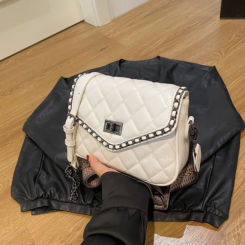 حقيبة كروس نسائية عصرية جديدة لعام 2025، محفظة كتف متعددة الاتجاهات من الجلد الطبيعي، حقيبة كلاسيكية أنيقة ذات سعة كبيرة للعمل #4