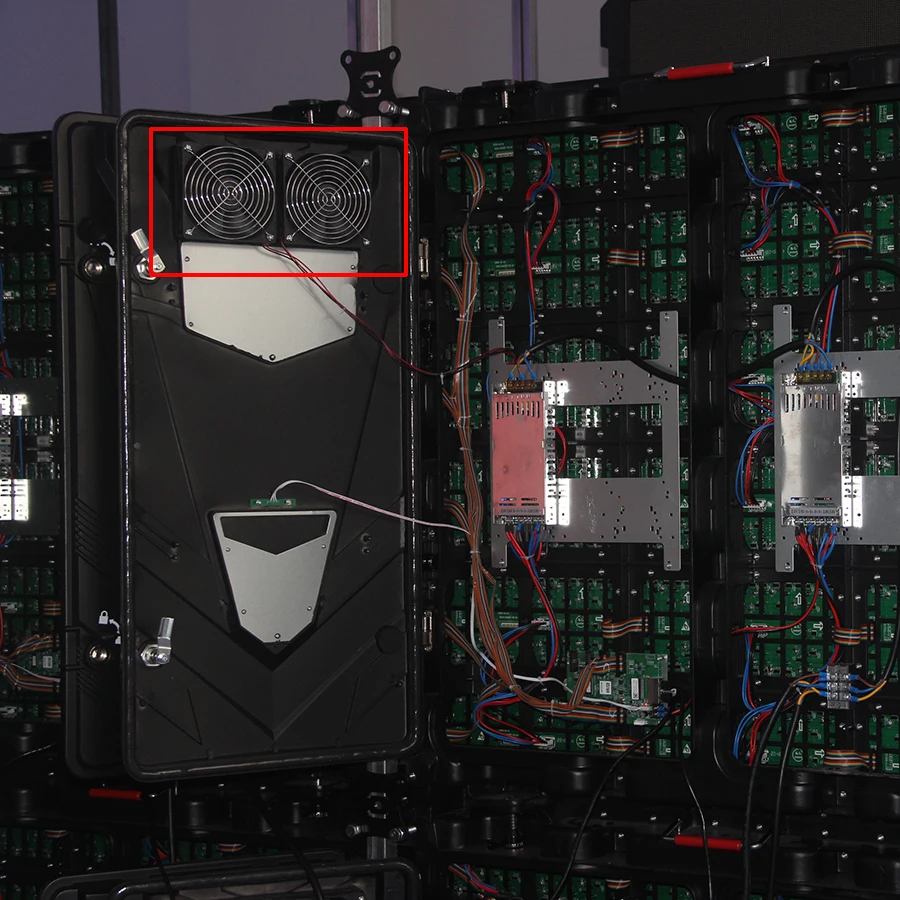 12x12x2.5cm 5V LED Display Fan