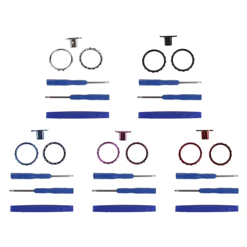 อุปกรณ์เสริมคอนโทรลเลอร์ไร้สายเปลี่ยนแหวนเน้นนิ้วหัวแม่มือพร้อมบาร์แงะและไขควงสำหรับ One Series 2