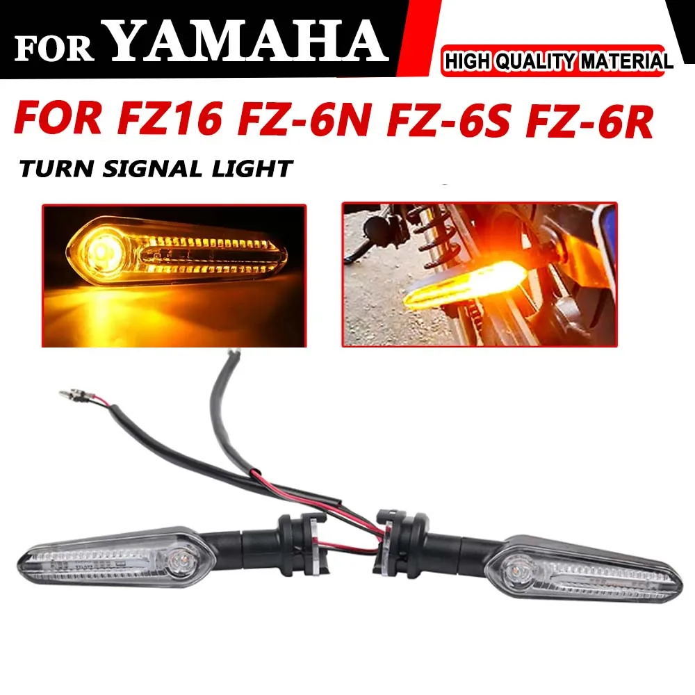 

For YAMAHA FZ16 FZ-16 FZ6 N S R FZ6N FZ6S FZ6R FZ-6N 2023 2024 Accessories Turn Signal Indicator Amber Flasher Light Directional