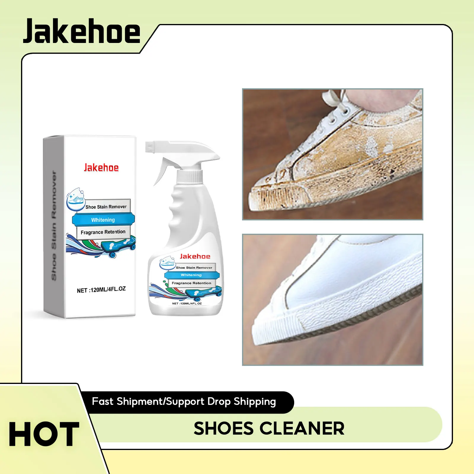 

Shoes Cleaner Oxidation Stain Removal Whitening Remove Yellow Edge Shoe Cleaning Polish Leather Decontamination Shoe Whitener