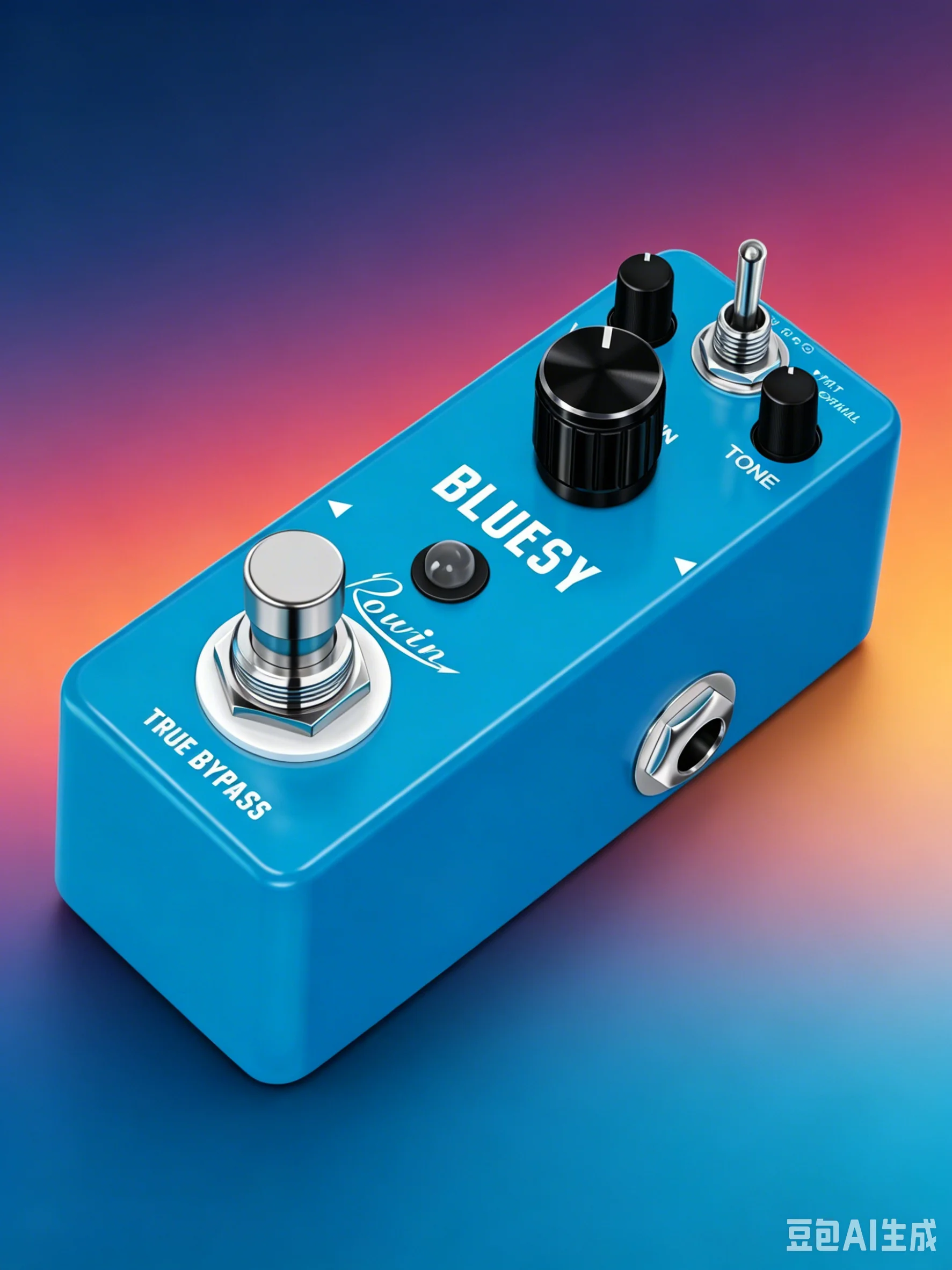 ROWIN LEF-321 Bluesy Blues Overdrive Guitar Effect Pedal Aluminum Alloy Shell True Bypass Guitar Parts & Accessories